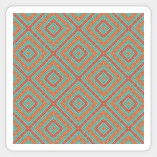 Colorful Square Pattern Sticker